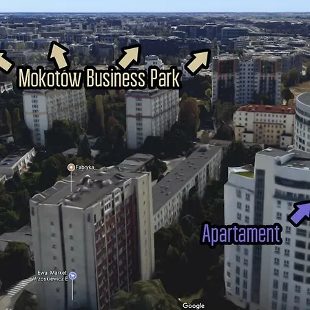 Walk Distance To Mokotow Business Park Apartment *